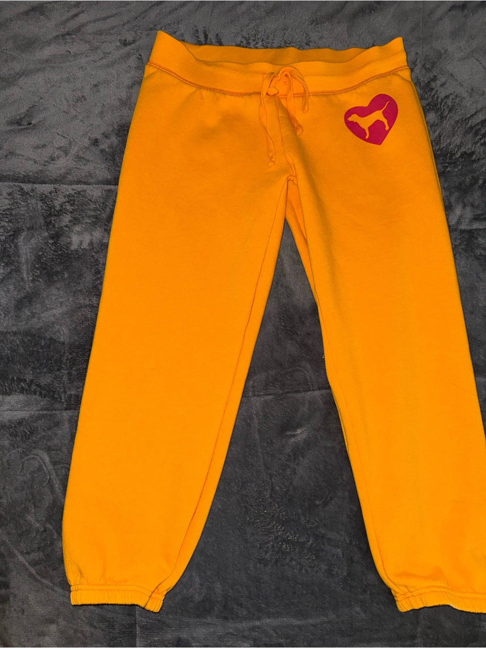 Yellow Victoria’s Secret Pink Sweatpants
